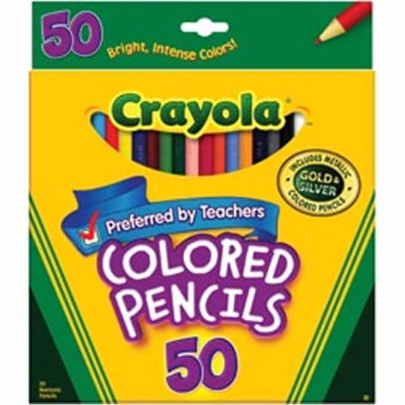Crayola 218539 Crayola Colored Pencils-50-Pkg Long