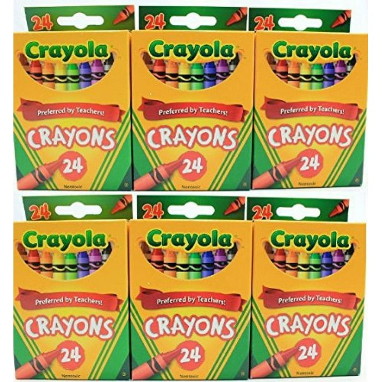 Crayola 24 Count Box of Crayons Non-Toxic Color Coloring School Supplies 2  Pack 637632955127