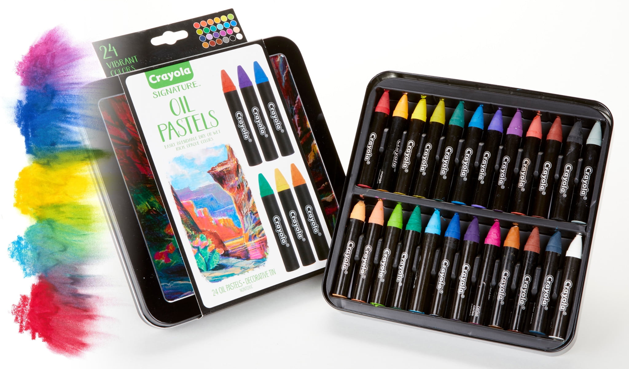 Crayola - Unbox your brilliant colored Crayola Oil Pastels apply