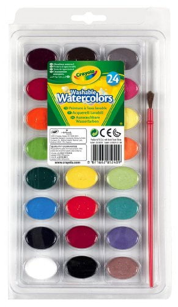 Crayola 24 Count Washable Watercolors