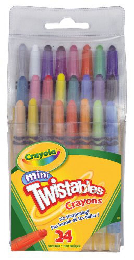 Crayola Twistables Kids Coloring Set 8/10/24 Color Mini Twistable Crayons  52-7408/52-9715/52-9824