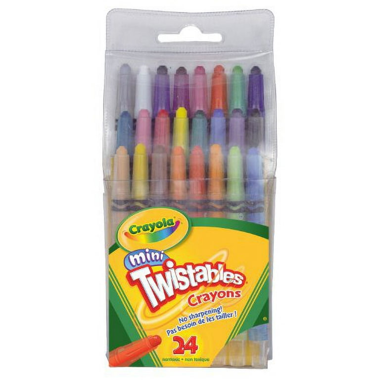 Crayola Mini Twistables Crayons - Clear - 24 / Set - Thomas Business Center  Inc