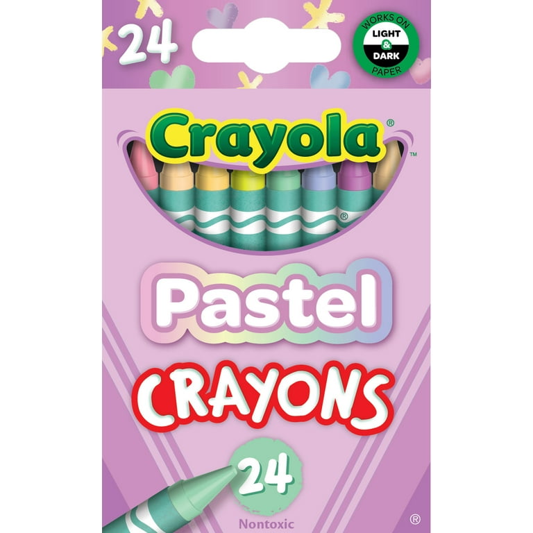 Crayola Pastel Crayons - 24 Pack