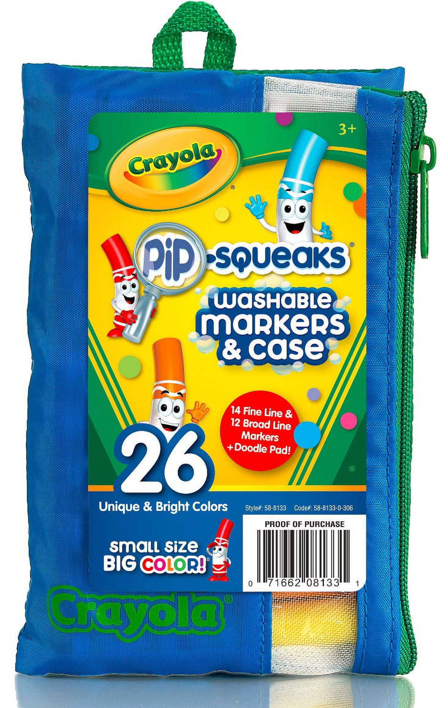 Crayola 4 ct. Fine Line Washable Pip-Squeaks Markers with clip strip – 365  Wholesale