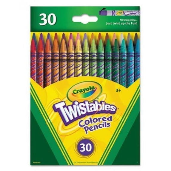 Crayola 30 Count Twistable Colored Pencils