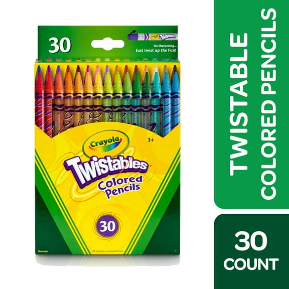 Crayola 30 Count Twistable Colored Pencils