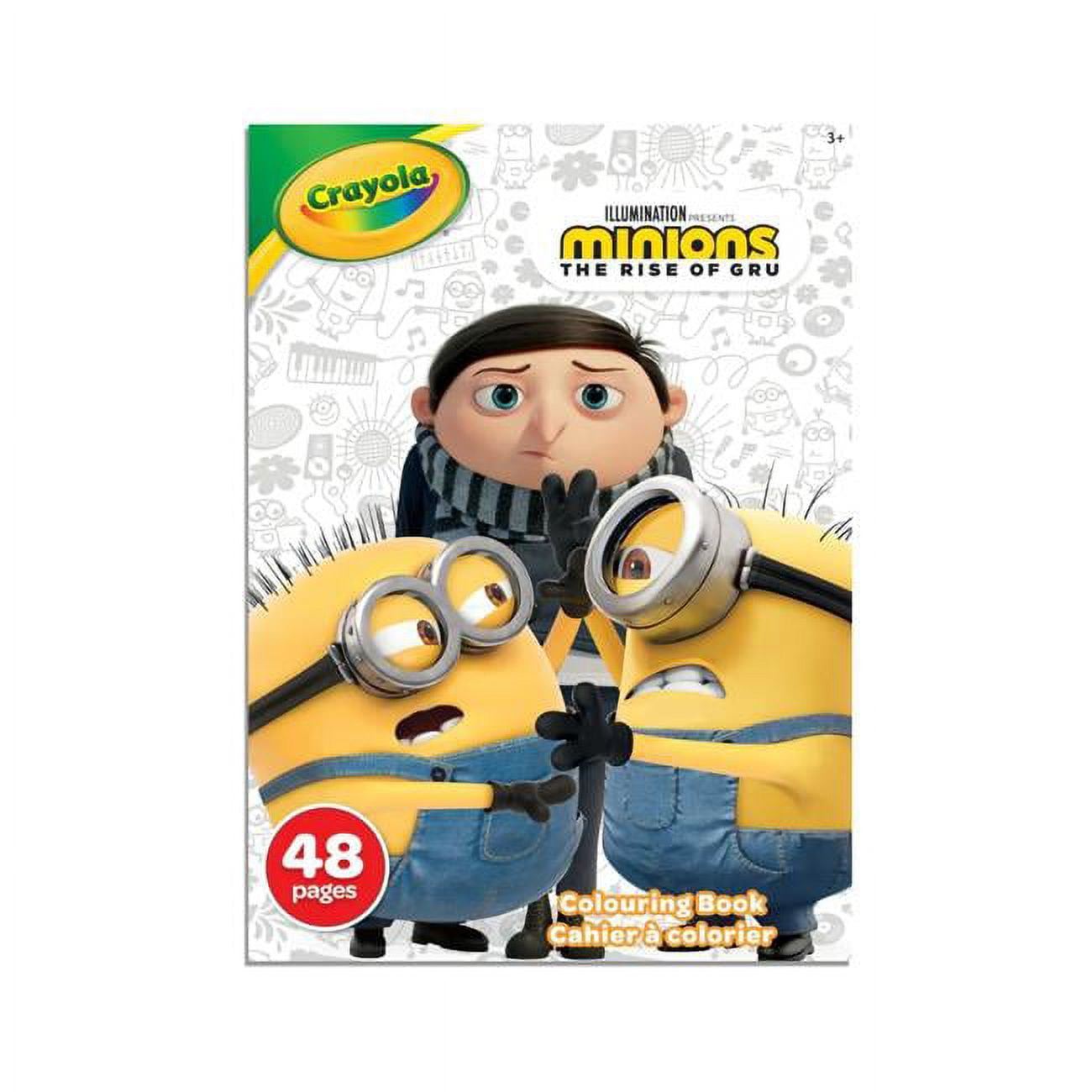 Crayola 30391630 Minions Rise of Gru Coloring Book - 48 Pages - Walmart.com