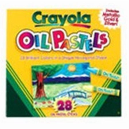 Crayola 4613C Neon Oil Pastels - Pack of 12