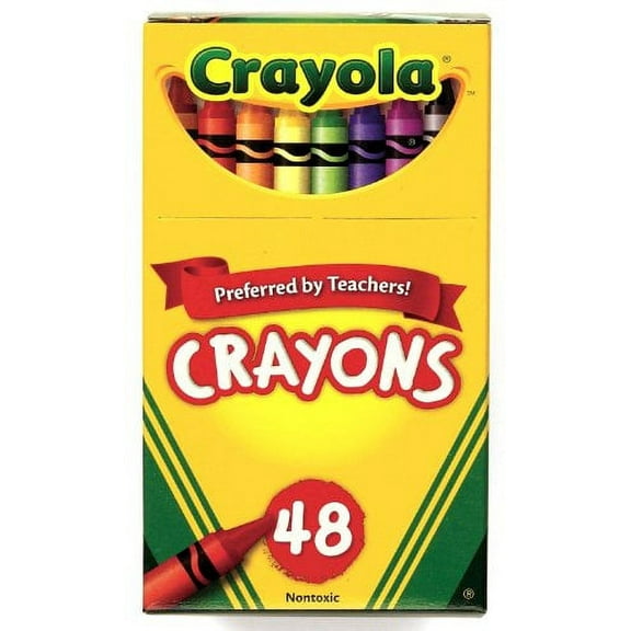 Crayola Nontoxic Crayons - 48 Ea, 3 Pack