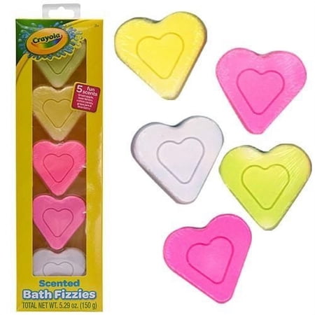 Crayola 5 Pack Scented Bath Fizzies