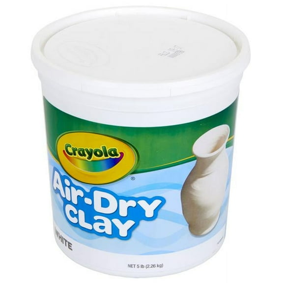 Crayola 5 lbs Air Dry Clay, White - 2 Each
