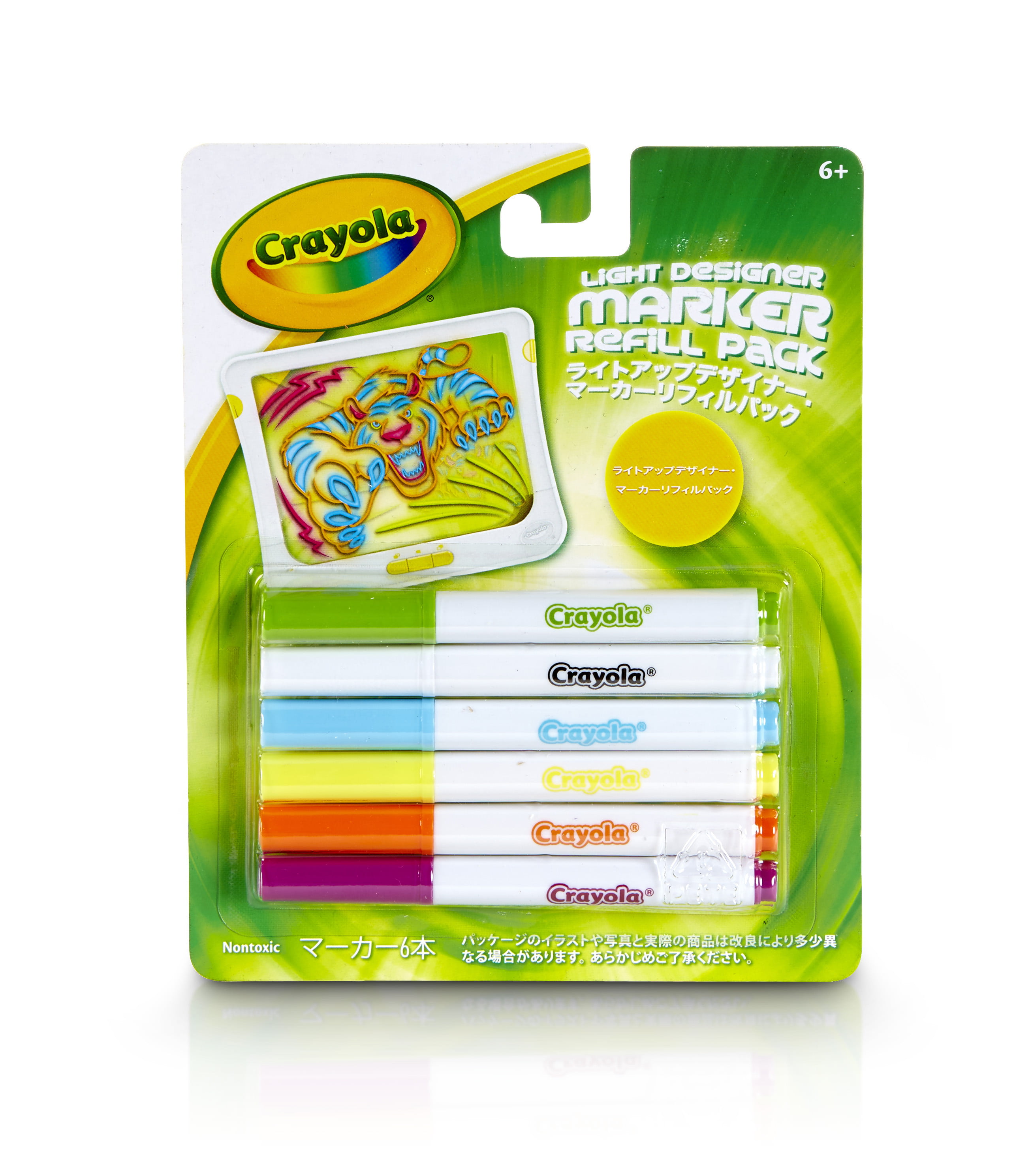 Crayola, Toys, Crayola Ultimate Light Board W6 Mini Gel Fx Markers New
