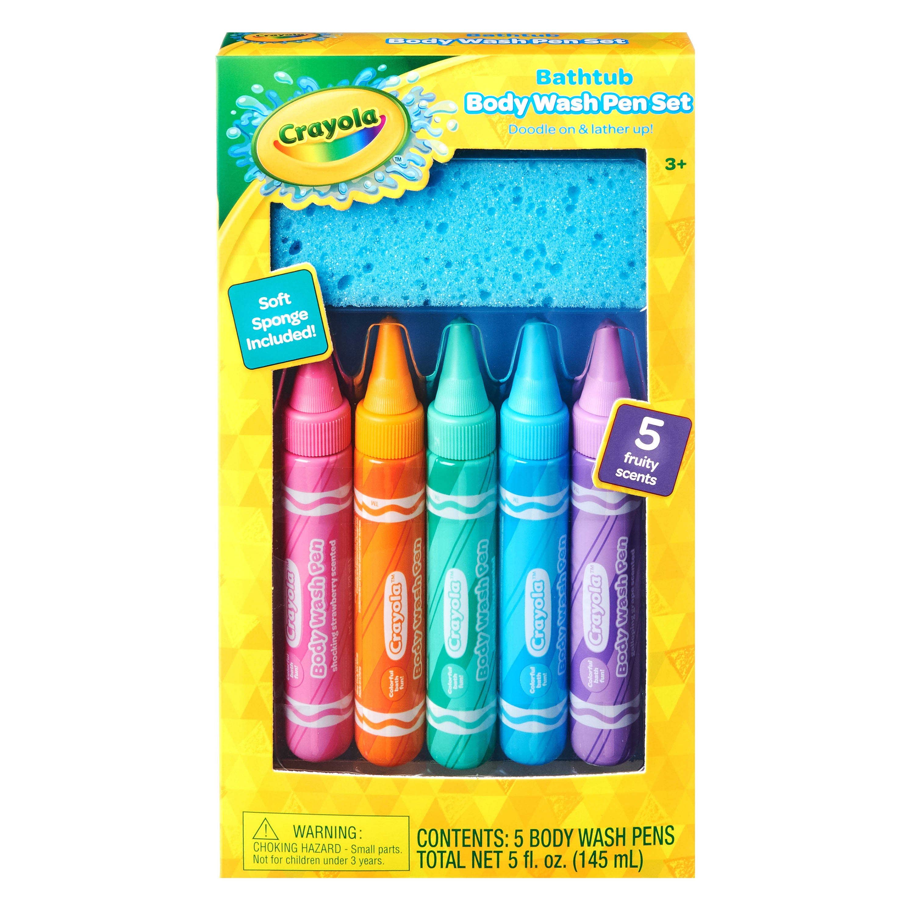 Crayola Bath Super Set -- 5 Crayola Bath Paint Soap Tubes, 5 Bath Pens, 3  Bubble Bath Tubes (13 Pc Set)