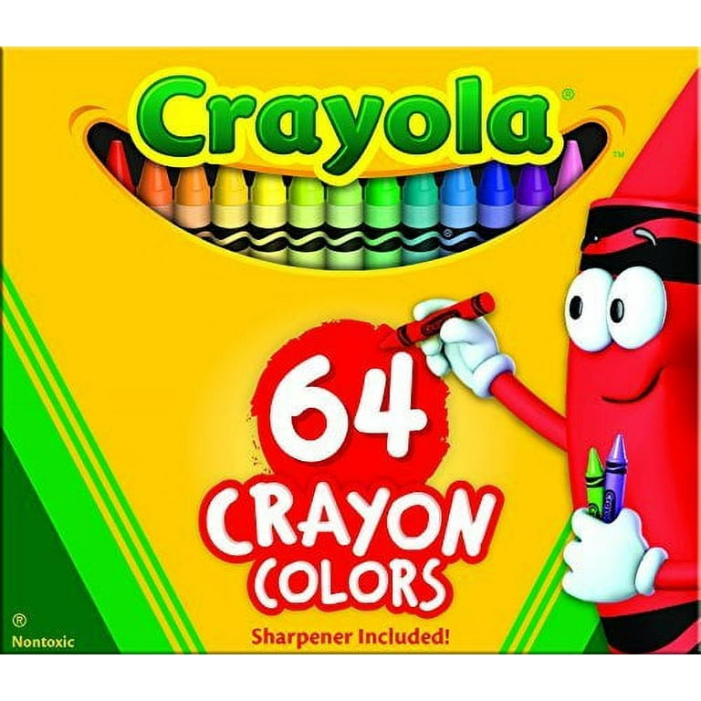 Scholastic Standard Crayons, Assorted Colors, Pack Of 64 64 ct