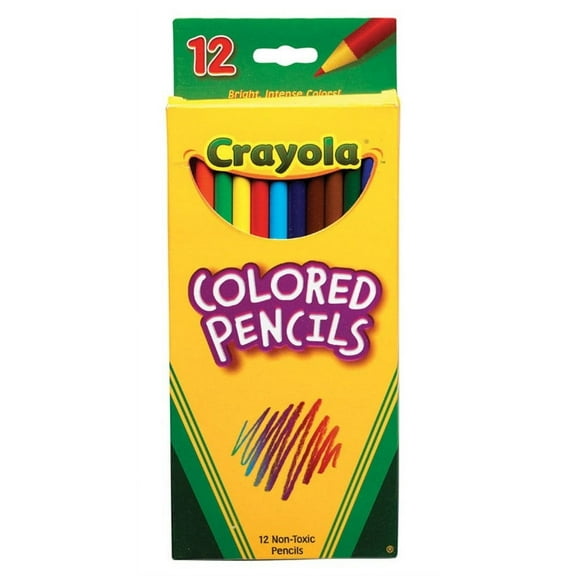 Crayola 68-4012 Colored Pencils, 12-Count, Assorted Colors