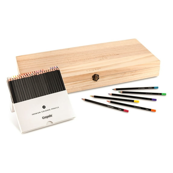 Crayola (72 Piece) Color Escapes Premium Colored Pencils For Adult Coloring With Case Set Drawing Pencils For Artists