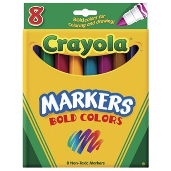 Crayola 7732 Bold Markers Broad Tip
