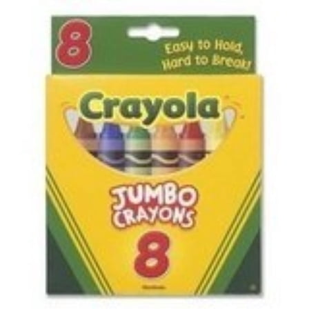 Crayola 8 Pack Crayons Jumbo (2 Packs)