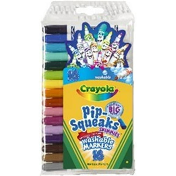 Crayola 8146 Pip-Squeak Skinnies 16 Count