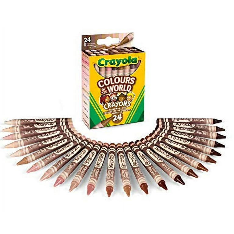 Crayola Crayons 24 Count, Colors of The World, Skin Tone Crayons, 24 C –  areHandmade
