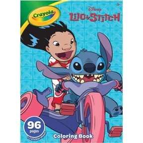 Crayola Lilo & Stitch Coloring Book, 96 Pages, With Stitch Stickers, Screen Free Activity, Art Supplies, Gifts for Kids, Ages 3+
