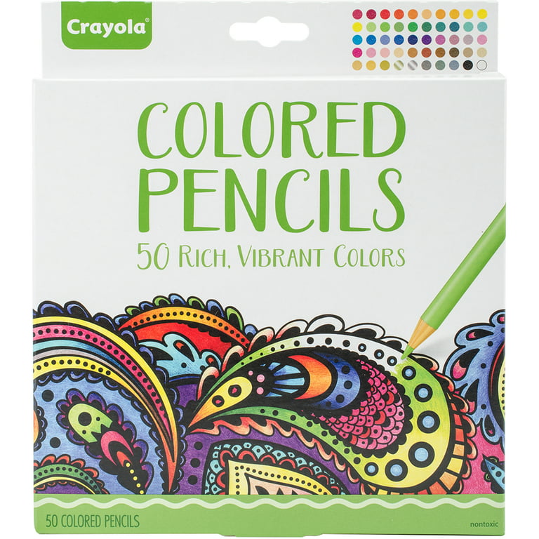 Crayola Colored Pencils, Pre-Sharpened - 50 pencils