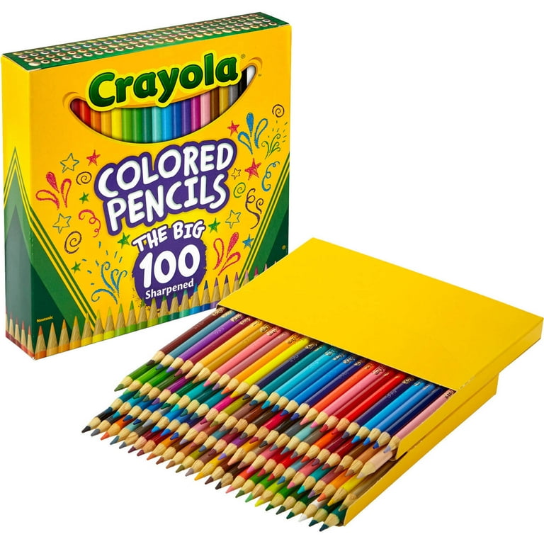 Crayola Adult Coloring Gift Set Includes 100 Count Colored Pencils and the  Elegant Escapes Adult Coloring Book 