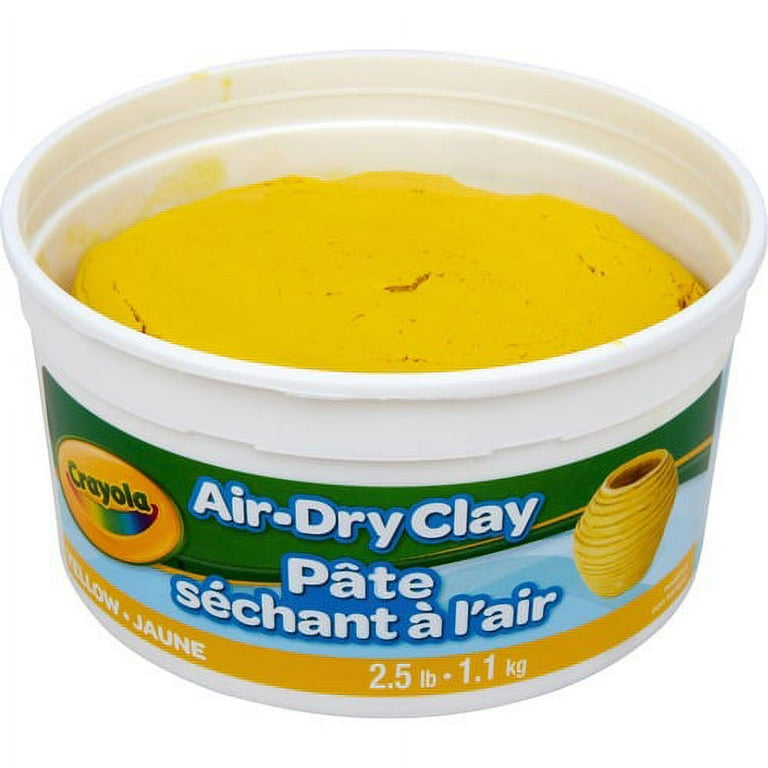 Crayola Air-Dry Clay - Art, Classroom, Art Room - 1 Each - Yellow | Bundle of 2 Each