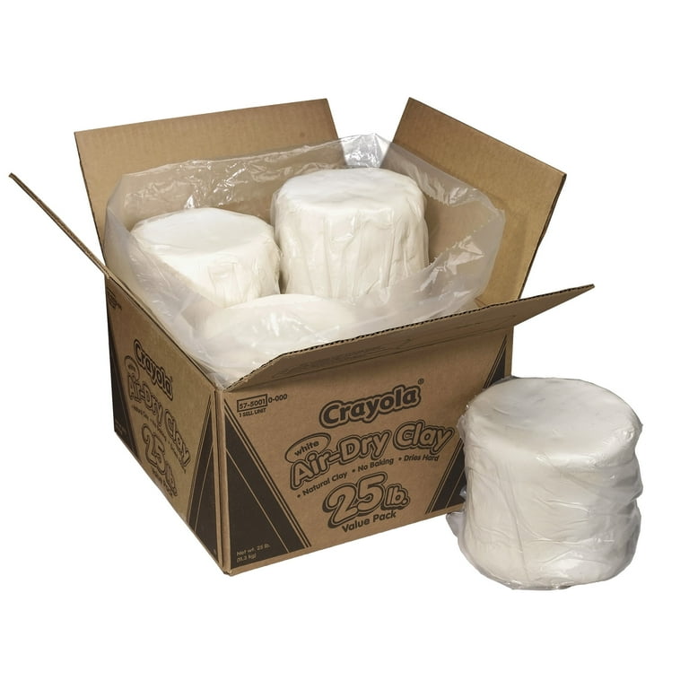 Air-Dry Clay, White, 25 lbs Air-Dry Clay, White, 25 lbs