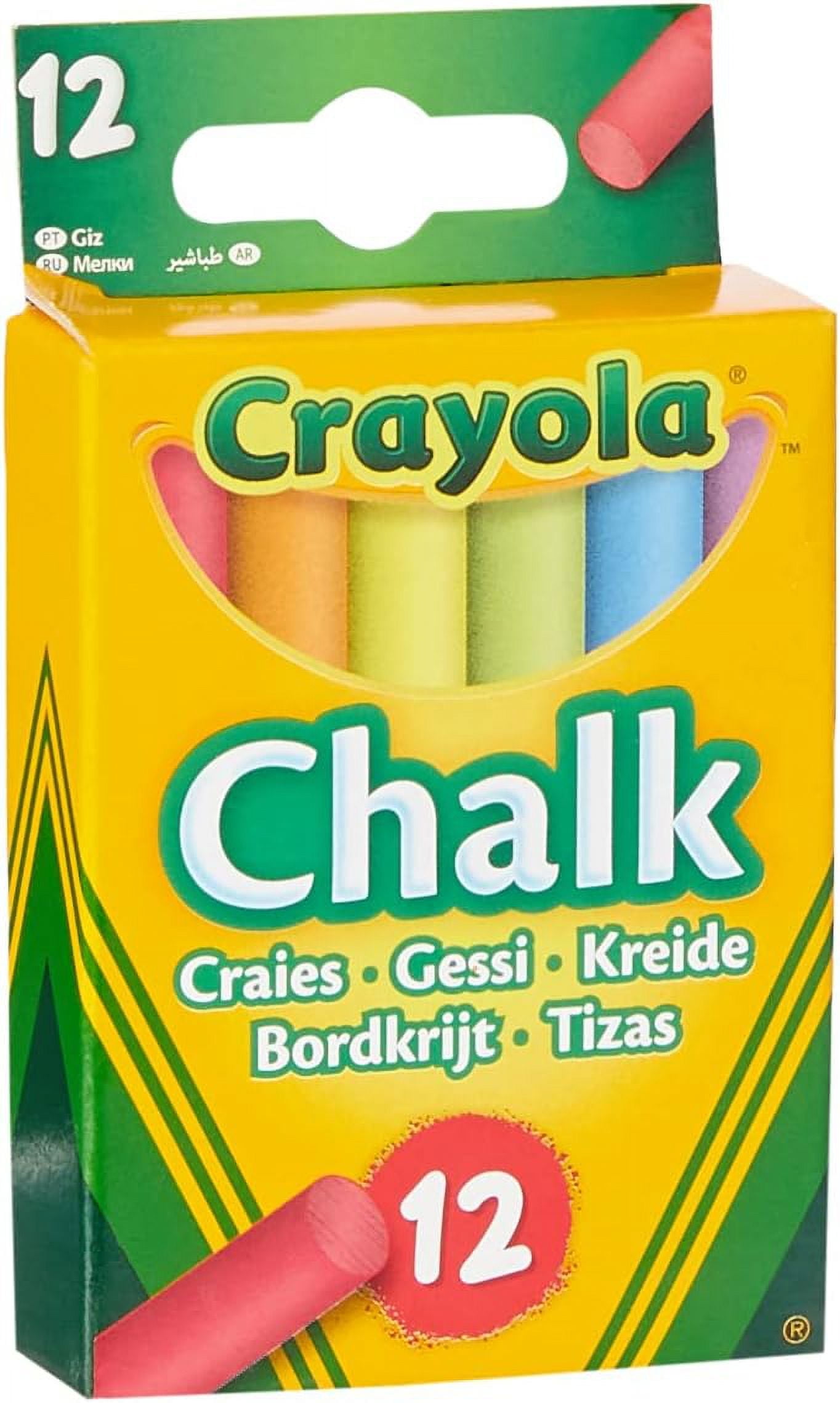 Crayola - Anti Dust Assorted Chalk Purple