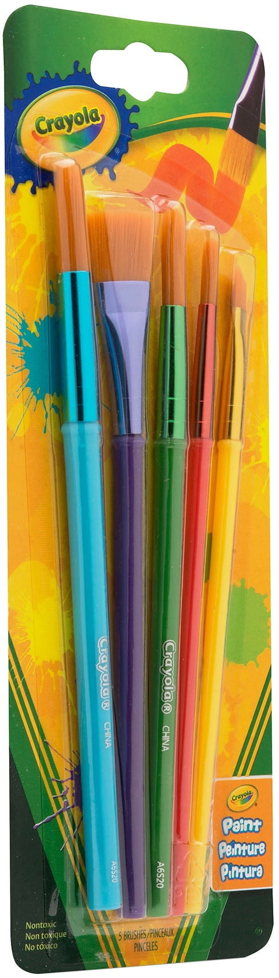 Crayola Art And Craft Brushes - 5/Pkg, 1 Pack of 10 Piece