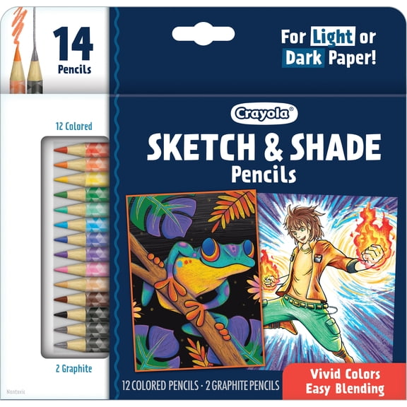 Sketch and Shade Doodle Pencils, 14 count