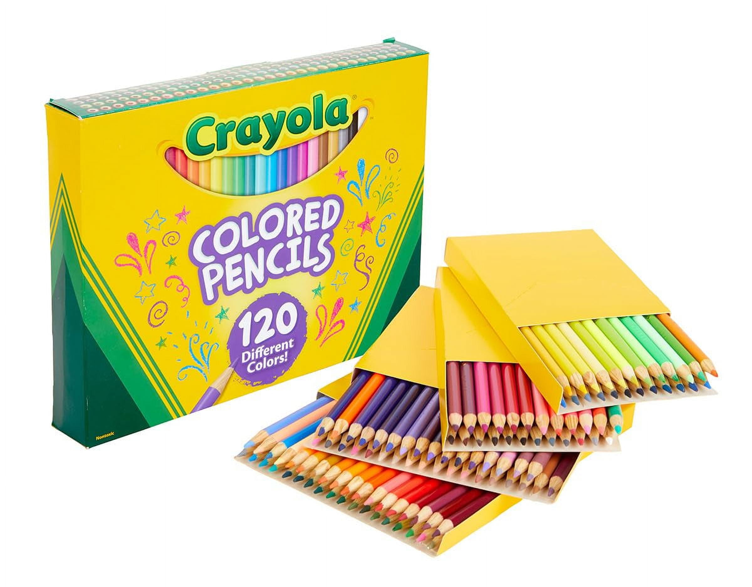 Crayola 120-Count Multicolor Pre-sharpened Colored Pencils Set