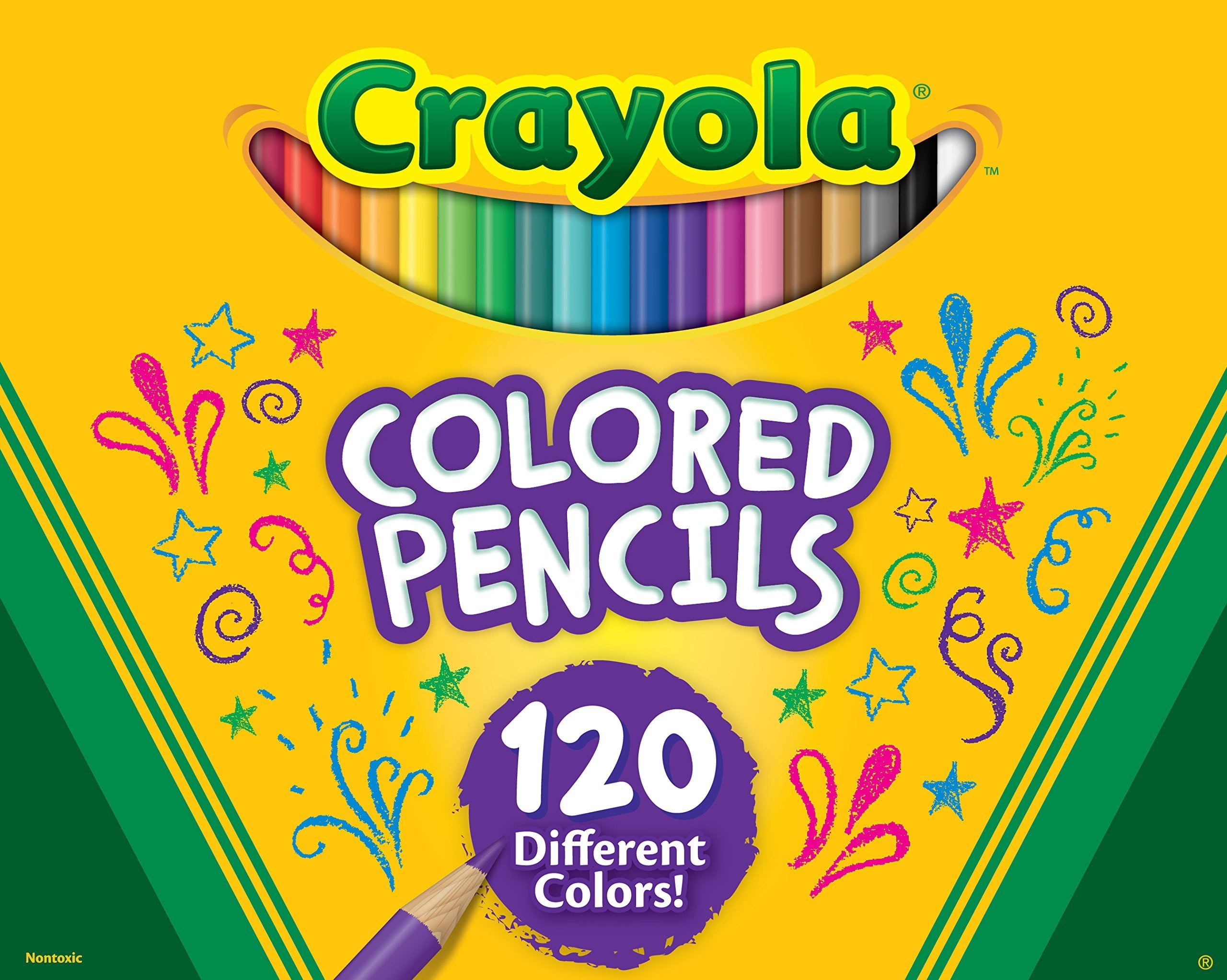 Crayola 120-Piece Artist Grade Colored Pencil Set France