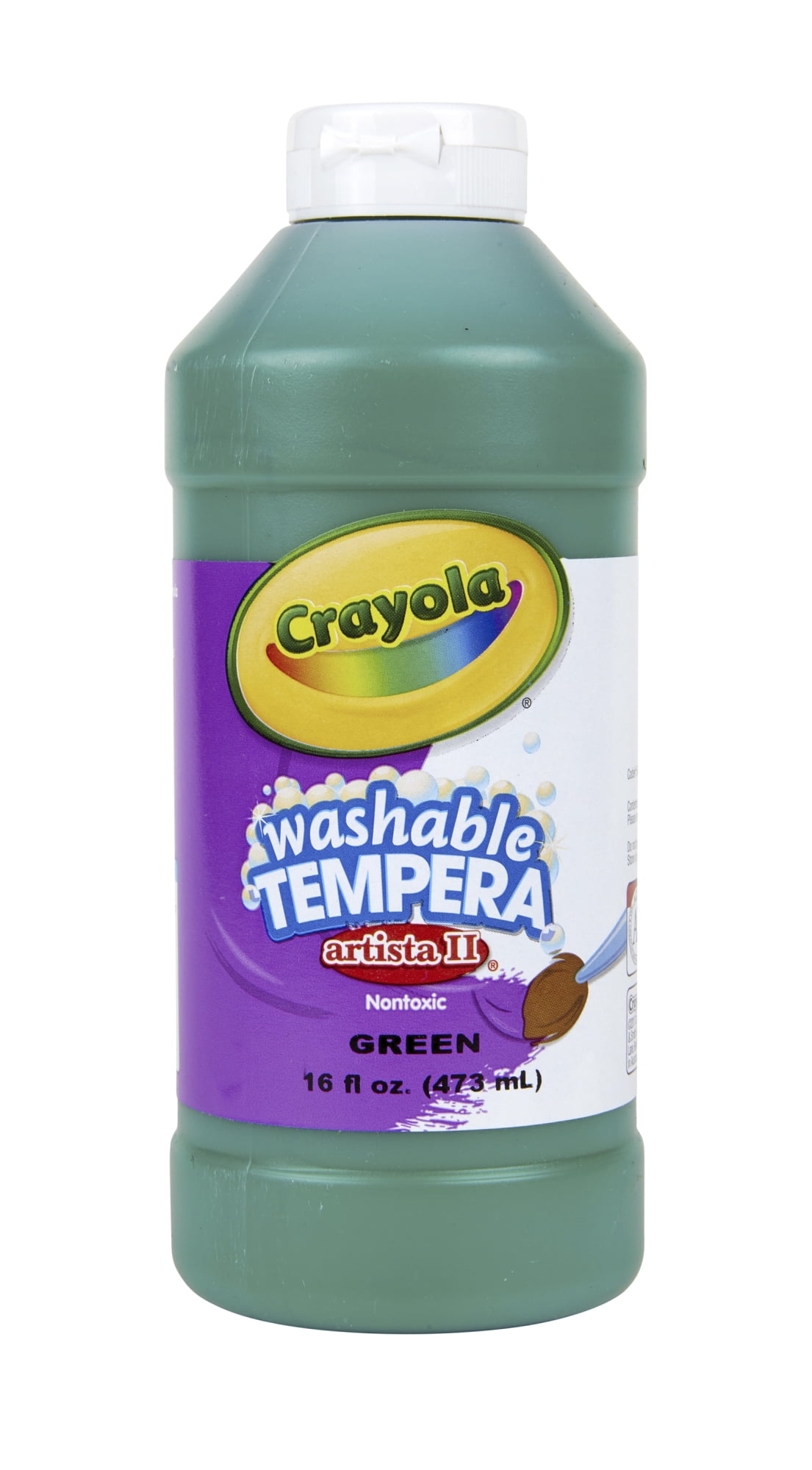 Artista II Washable Tempera Paint, Green, 16 oz Bottle Artista II Washable Tempera Paint, Green, 16 oz Bottle