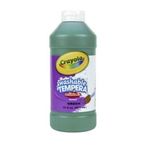 Crayola Artista Ii Non-Toxic Washable Tempera Paint, 1 Pint Squeeze Bottle, Green