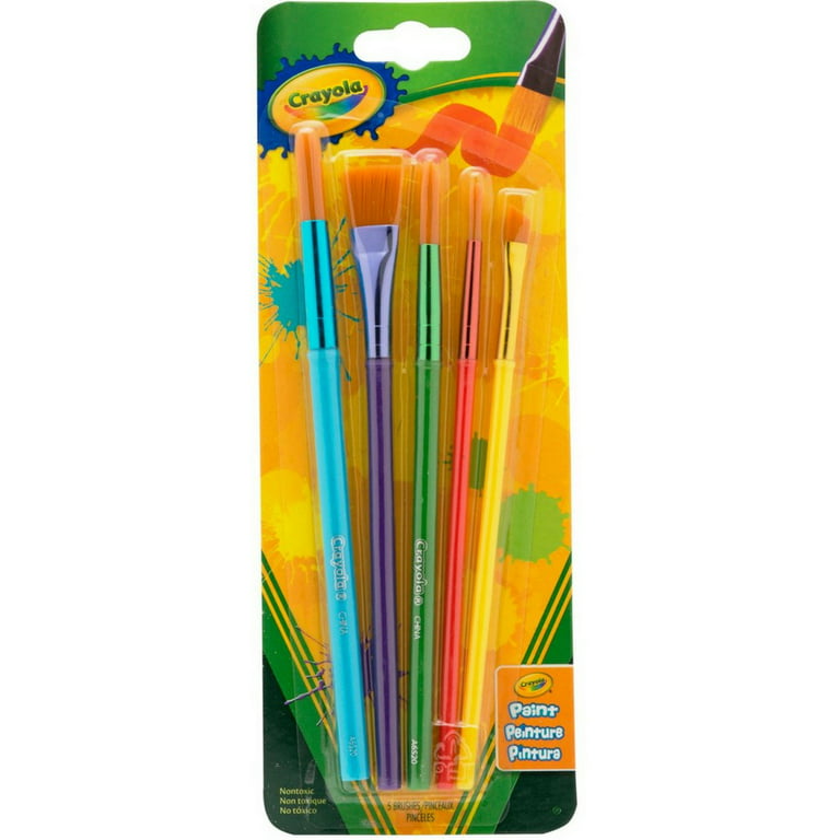 Crayola Arts & Craft Brushes, Assorted 1 ea (Pack of 2)