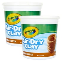 Crayola Air-Dry Clay, Terra Cotta, 5 lb Tub, Pack of 2