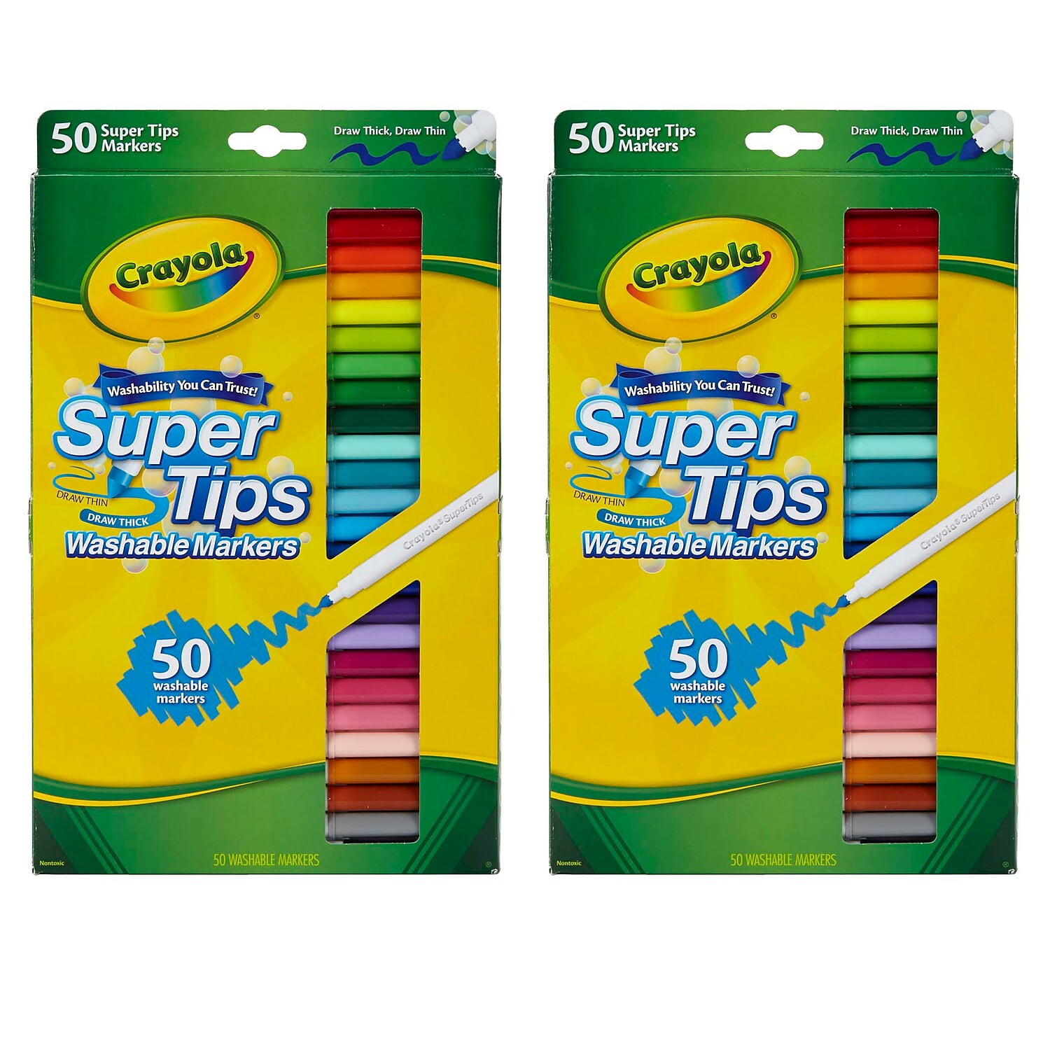 Washable Super Tip Fine Line Markers 20ct - Cheeky Monkey Toys