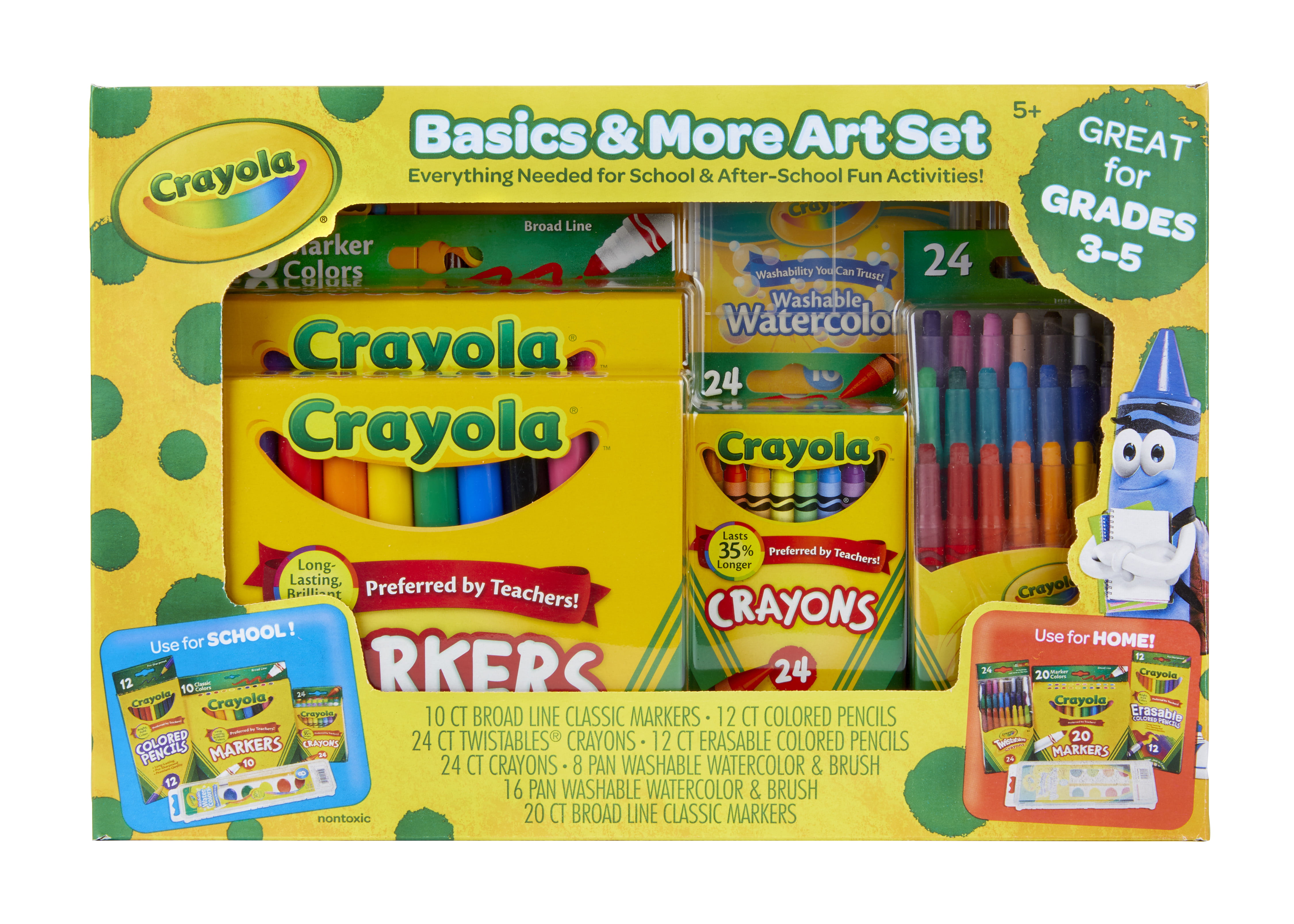 Crayola Basics and More Art Set