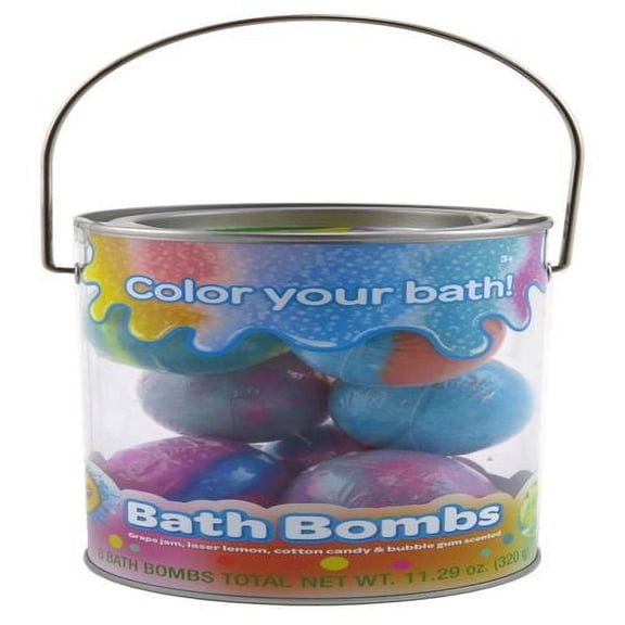Crayola Bath Bombs Bucket, Scented, 11.29 oz, 8 Ct (2 Pack) (Bundle)