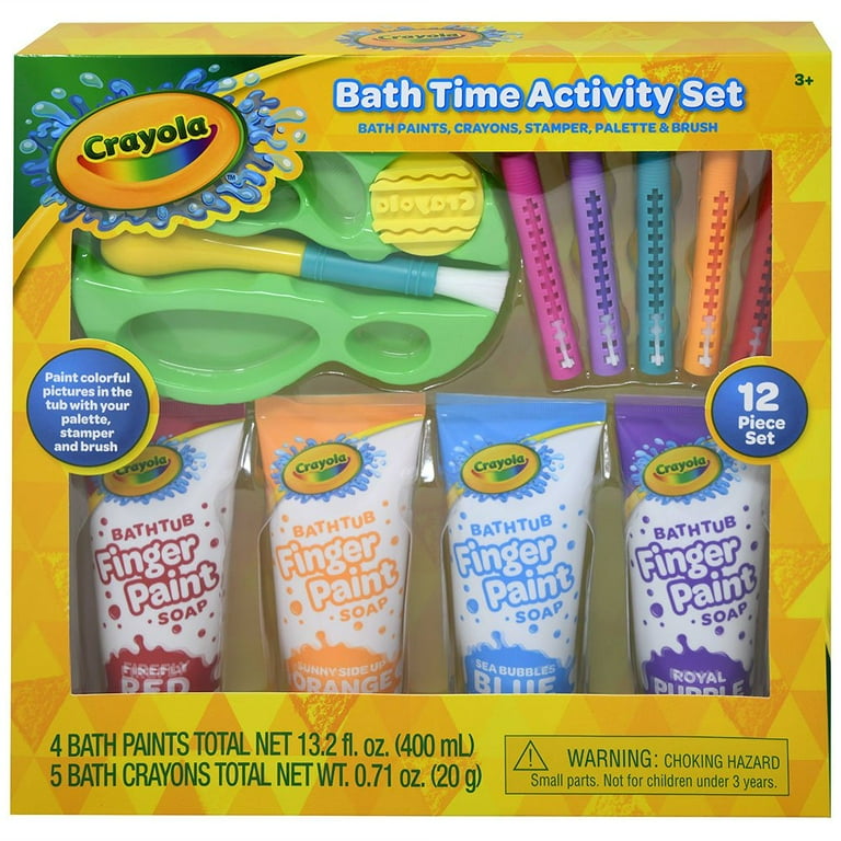 12 x BATH CRAYONS Washable Crayon Kids Baby Bath time Paints