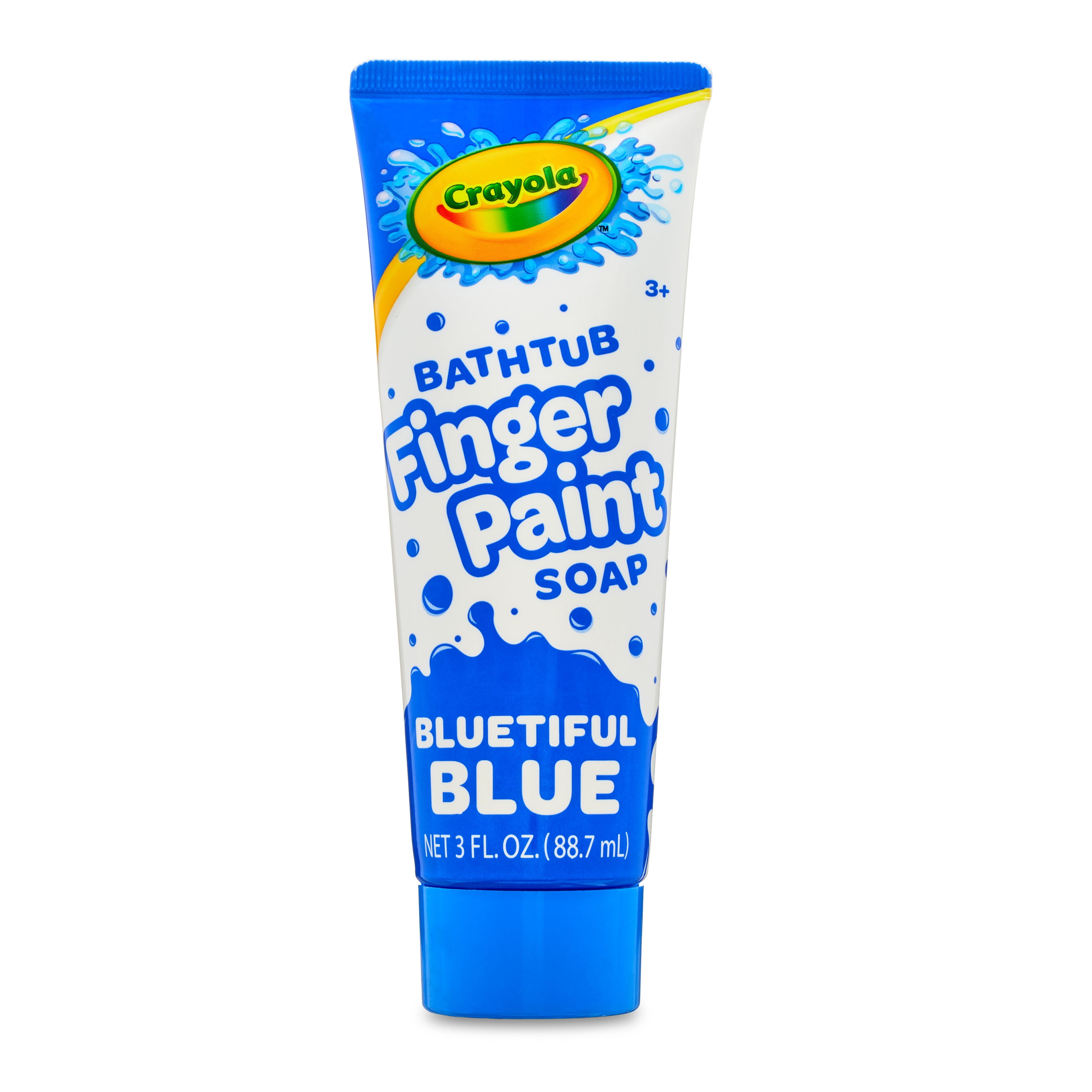 Crayola Bath Tub Finger Paint, Blue, 3 fl oz