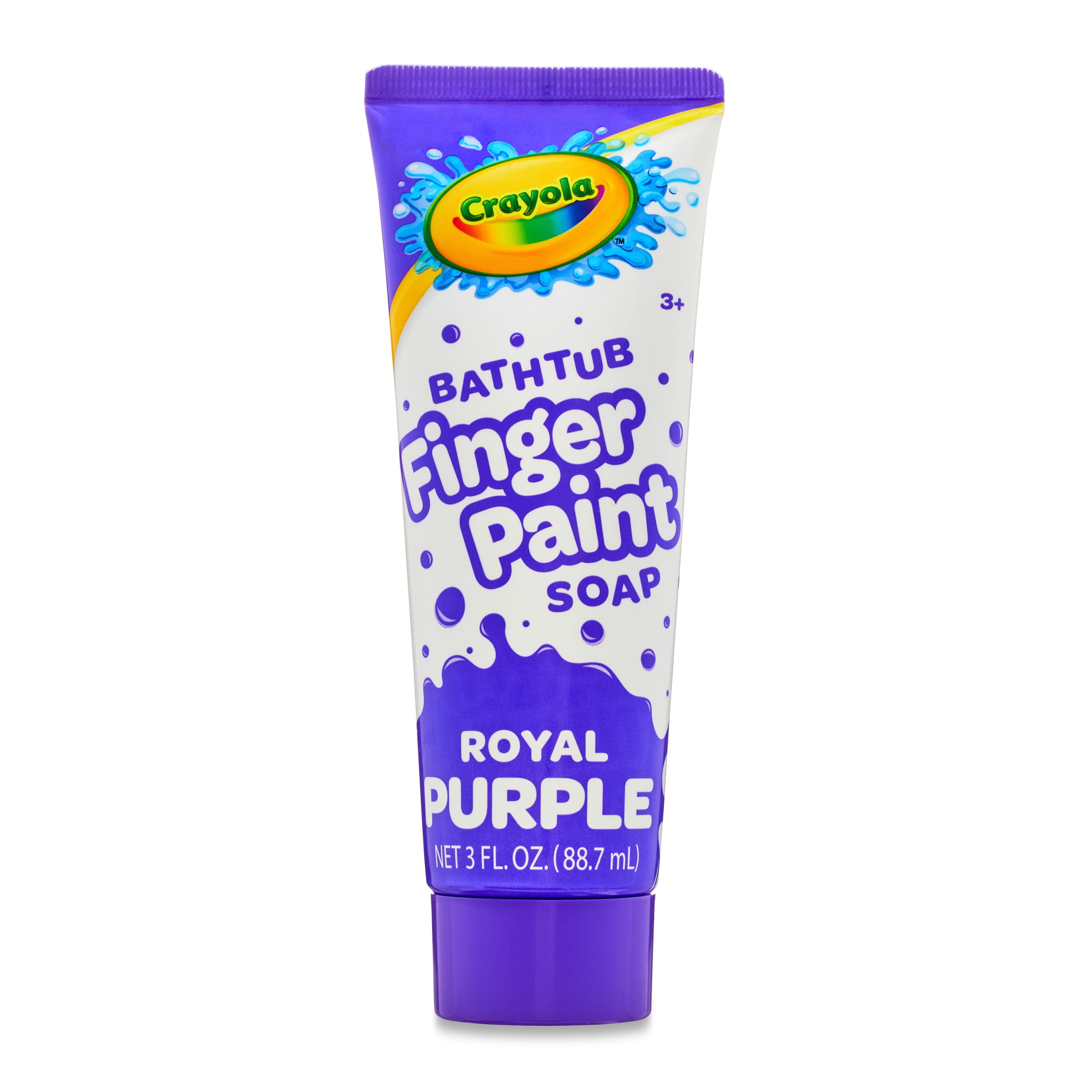 Crayola Bath Tub Finger Paint, Purple, 3 fl oz