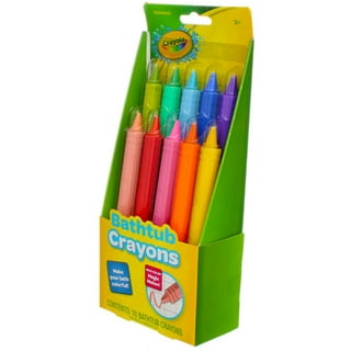 Wholesale Easy Clean &Washable Bathtime Fun Bathtub Crayons 6PKG W