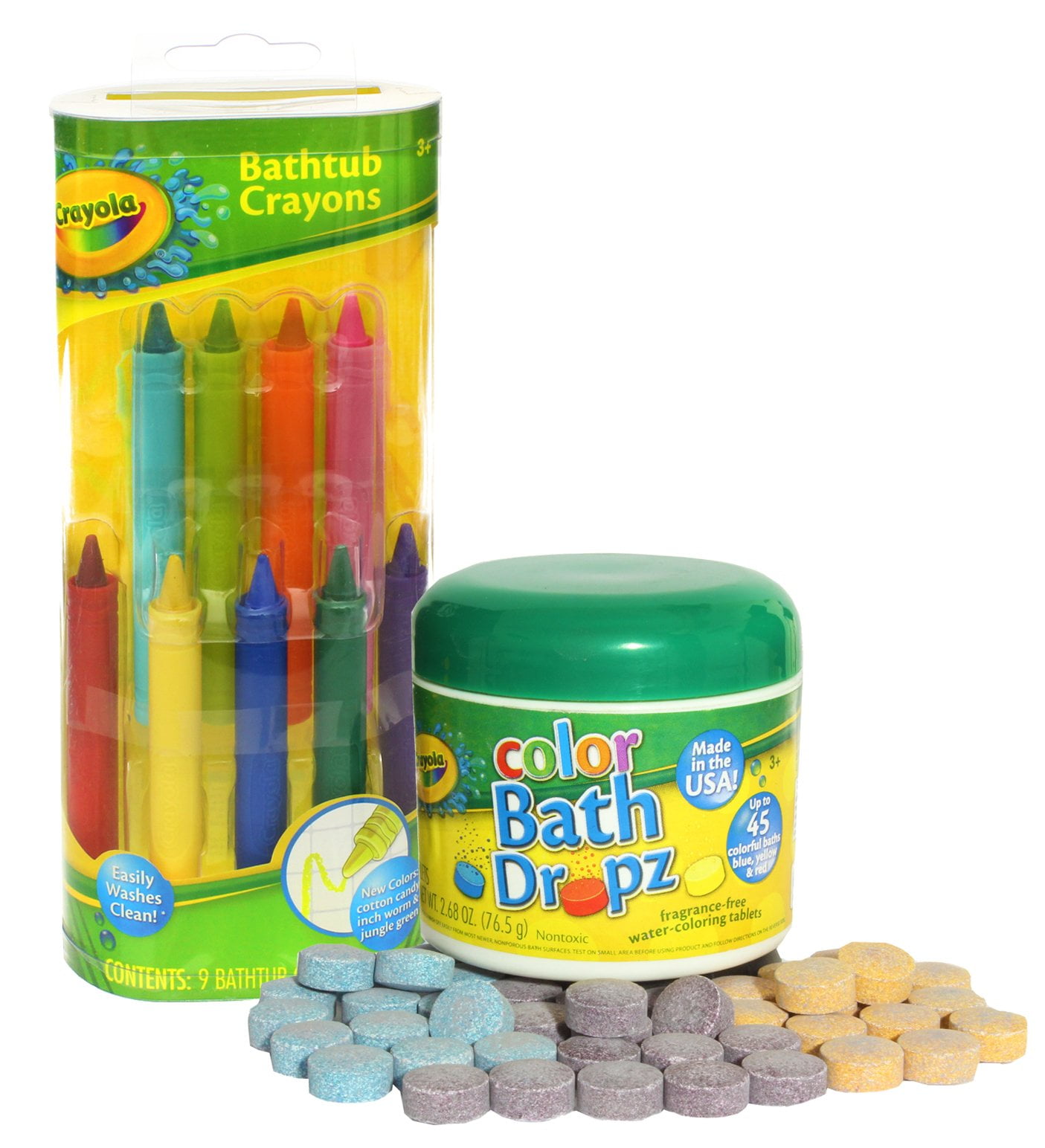 Crayola Bath Dropz 3.59 oz 60 Tablets 