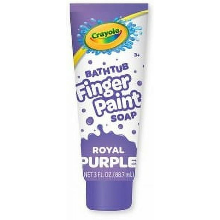 Crayola Bathtub Finger Paint Soap, 3 fl oz, Royal Purple