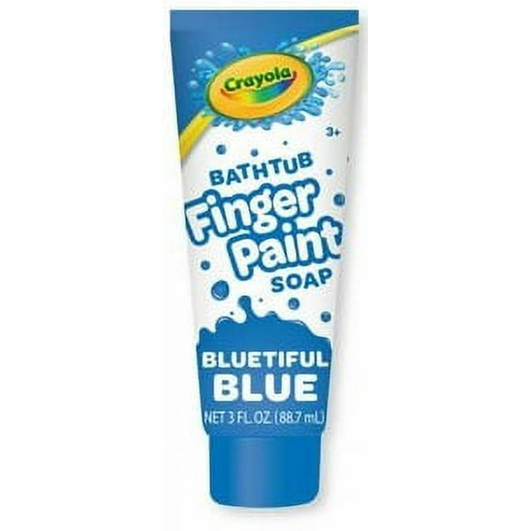 Crayola Bathtub Finger Paint Soap, 3oz, Bluetiful Blue