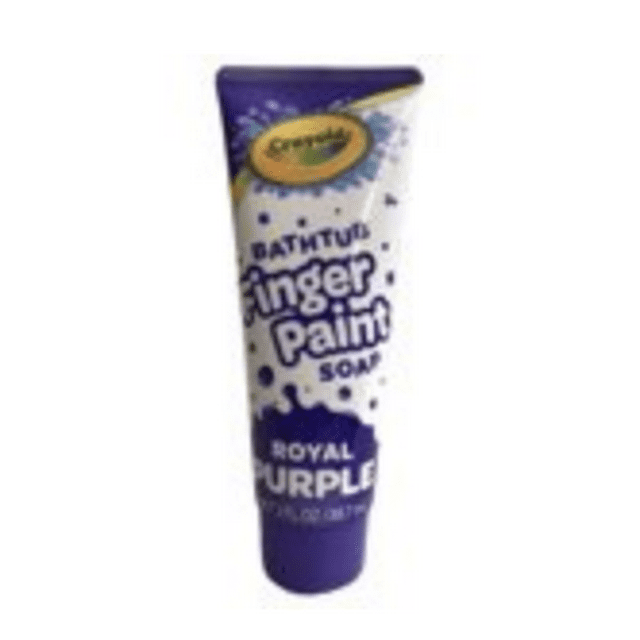 Crayola Bathtub Finger Paint Soap Tube Single (Royal Purple) 3 Oz