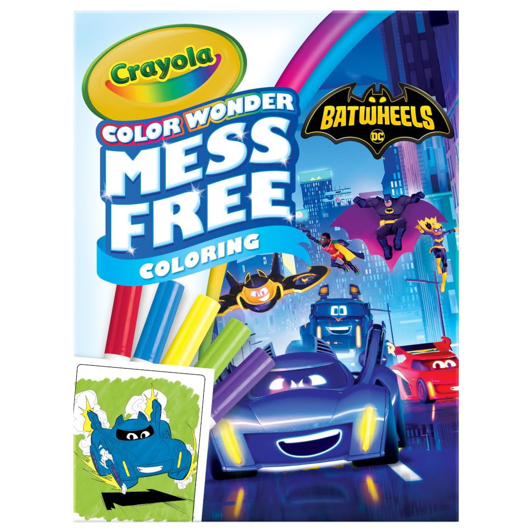 Crayola Batwheels Color Wonder - Crayola Batwheels Color Wonder Coloring Pages Markers Mess Free Coloring Gift For Kids Age 3 4 5 6 553dc999 Be87 4986 A2ea C4774c7f94cd.1b8e5c8c3a4fff567a13239a9cc6687a 